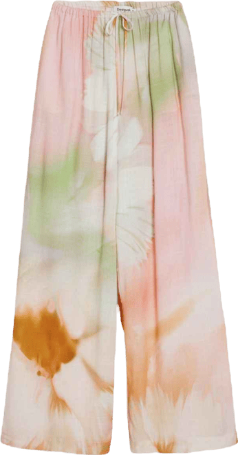 Women's Watercolor fluid pants
