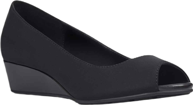 Women's Candra Peep Toe Wedge Dress Pumps
