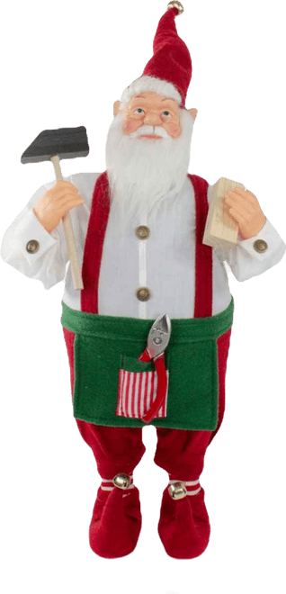 24" Santa's Workshop Elf Animated Standing Christmas Figure