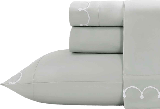 Embroidered 4-Pc. Sheet Set, King