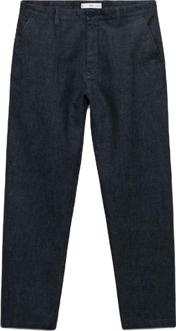 Men's Dark Wash Straight Fit Jeans