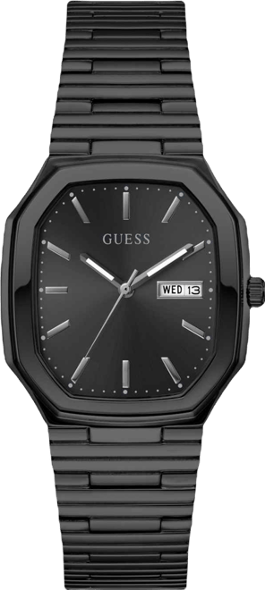 Men's Black Date Watch, 35mm