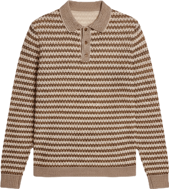 Men's Striped Polo Shirt