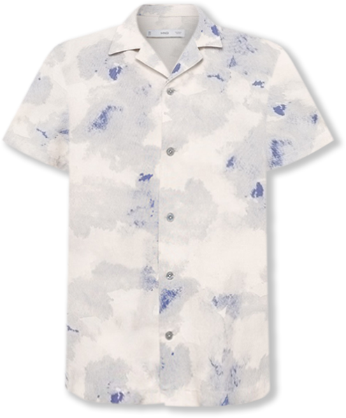 Men's Printed Bowling Shirt