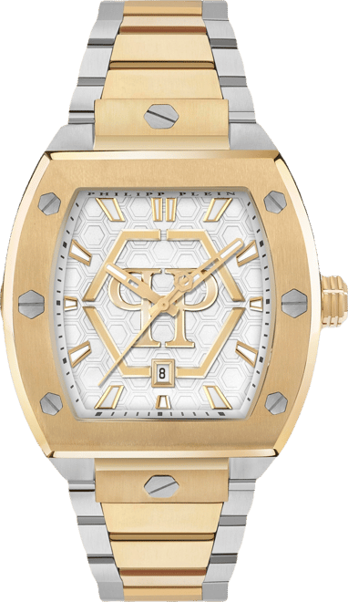 Men's Two Tone Stainless Steel Watch, 44mm