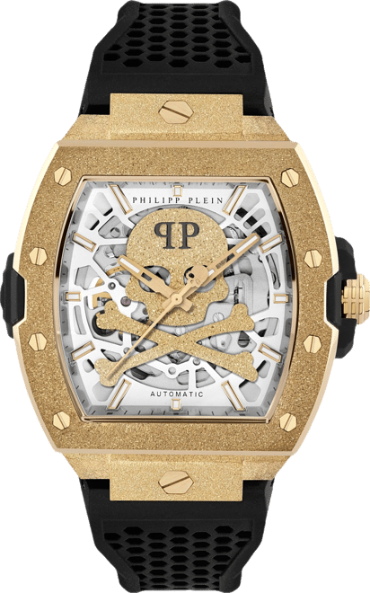 Men's Gold Stainless Steel Watch, 44mm