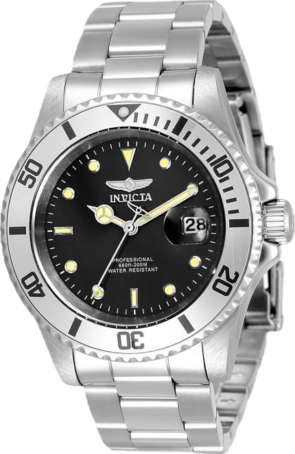 Men's 33943 Pro Diver Quartz 3 Hand Grey Dial Watch
