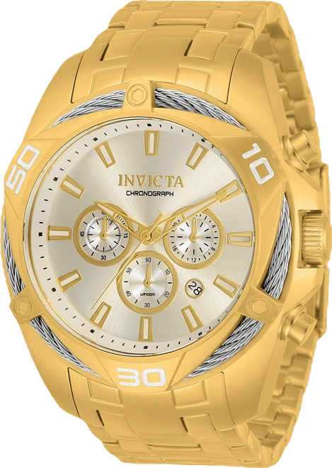 Men's 34121 Bolt Quartz Chronograph Silver Dial Watch