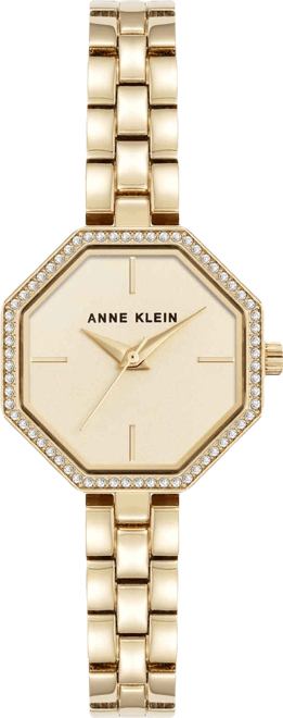 Women's Quartz Unique Octagonal Gold-Tone Metal Alloy Watch, 26mm