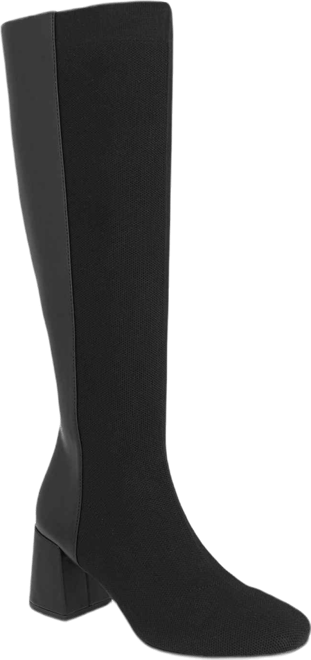 Women's Bettina Block Heel Tall Contrast Dress Boots