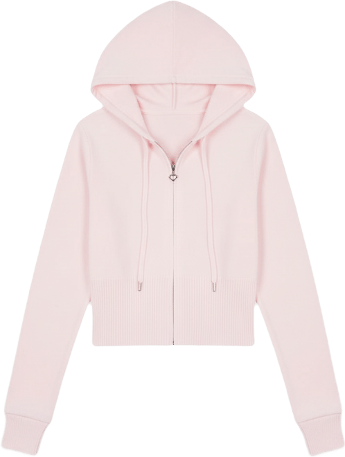 Juniors' Chenille Zip-Up Sweater Hoodie