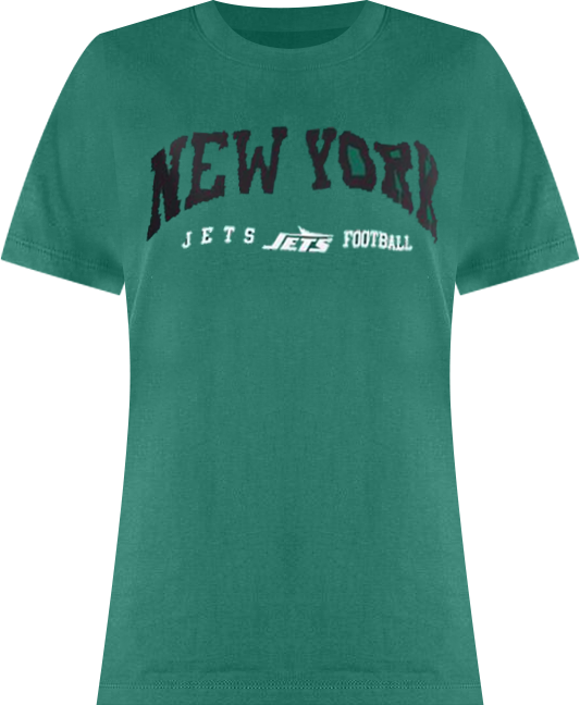 Women's Green New York Jets Super-Slim Lightweight Winning Crew T-Shirt