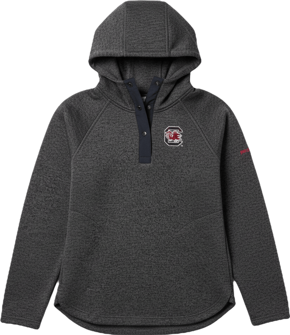 Women's Black South Carolina Gamecocks Sweater Weather Raglan Pullover Hoodie