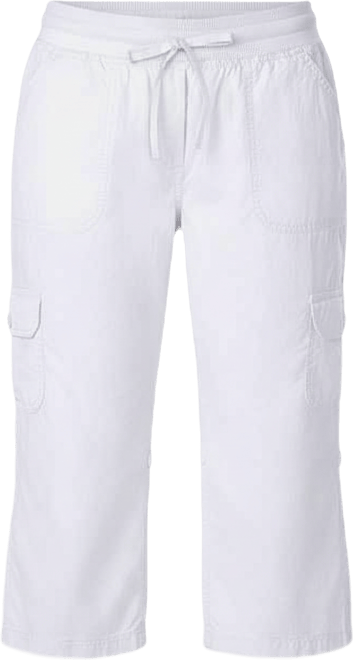 Plus Size Convertible Length Cargo Capri/Bermuda