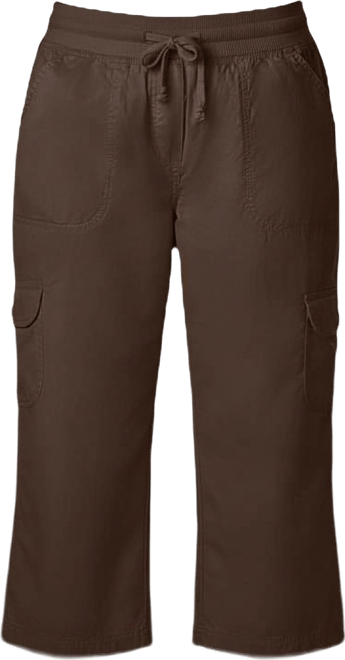 Plus Size Convertible Length Cargo Capri/Bermuda