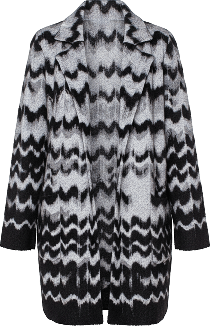 Women's Long-Sleeve Open Front Sweater Coat