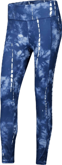 Women's Navy New York Giants Serena Tie-Dye Leggings