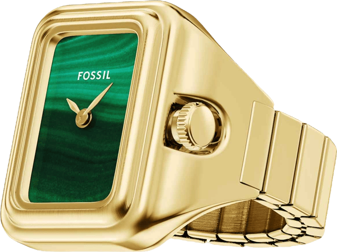 Women's Raquel Watch Ring Two-Hand Gold-Tone Stainless Steel Watch, 14mm