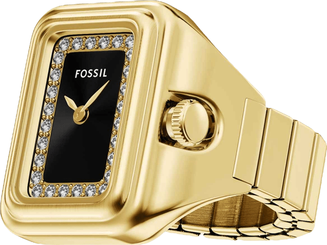 Women's Raquel Watch Ring Two-Hand Gold-Tone Stainless Steel Watch,14mm