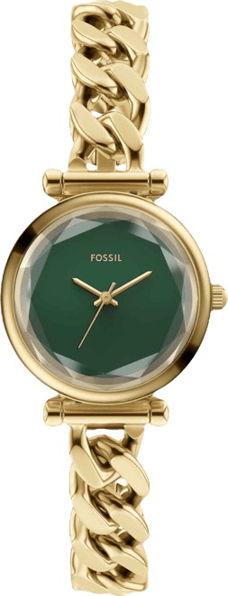 Women's Carlie Three-Hand Gold-Tone Stainless Steel Watch, 28mm