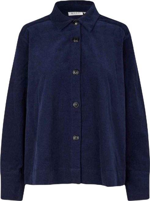 Women's Long Sleeve Collared Velvet Shirt