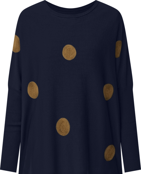 Women's Long Sleeve Round Neck Knit Jumper