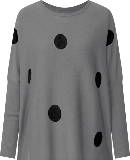 Women's Long Sleeve Round Neck Knit Jumper