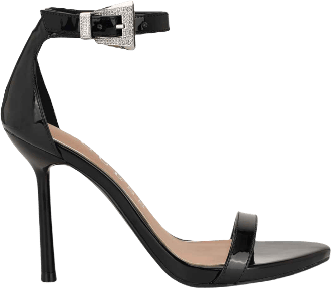 Women's Insraa Rhinestone Buckle Stiletto Sandals