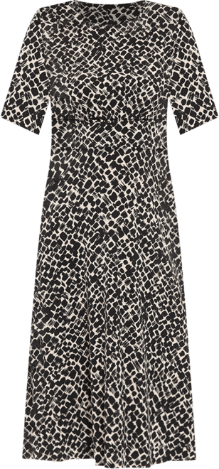 Women's Short-Sleeve Midi Dress