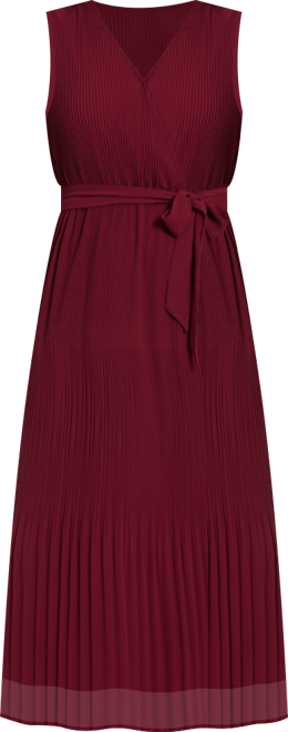 Women's Pleated Midi Dress