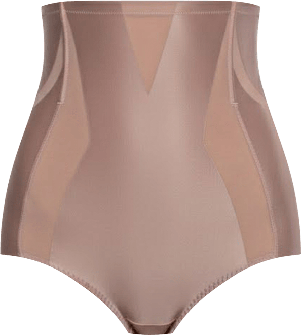 Women's Uplifted Satin Mesh Body Mapped High-Waist Shaper Brief