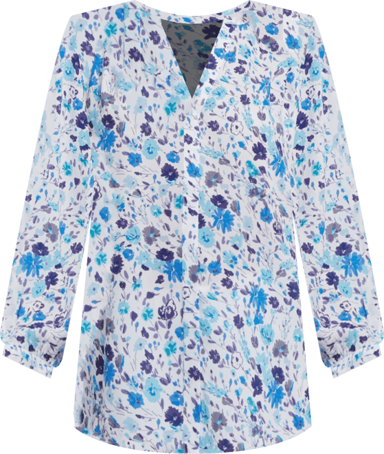 Women's Pintuck Blouse Top