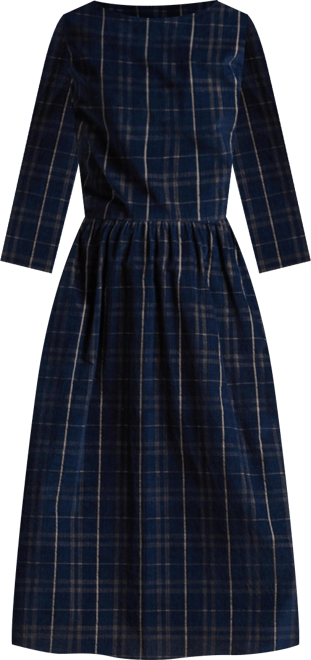 Women's Lilliput 3/4 Sleeve Boat Neck Midi Dress