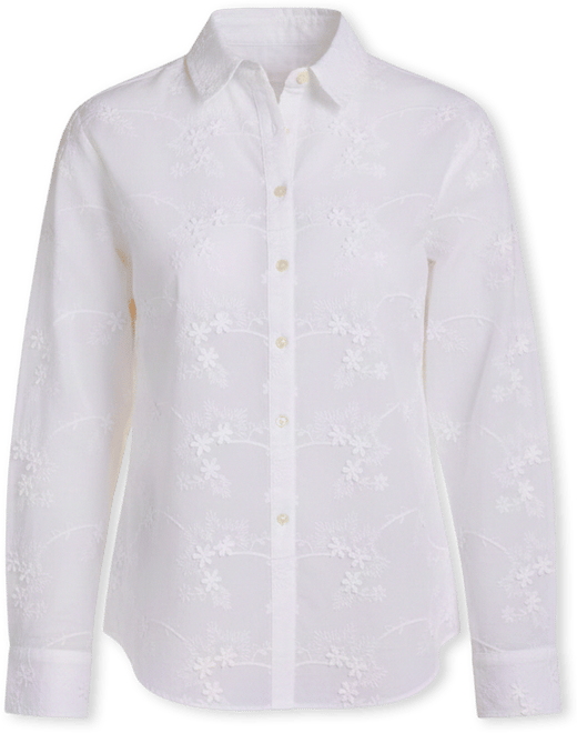 Women's Flora Long Sleeve Embroidered Shirt