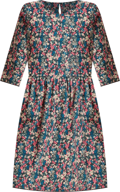 Women's Freya 3/4 Sleeve Round Neck Dress