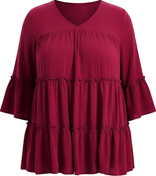 Women's Amy Tiered Bell Sleeve Blouse