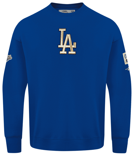 Pro Standard Dodgers Champs Drop Shoulder Crew | Foot Locker
