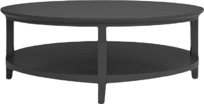 47" Solid Wood Hedworth Round Coffee Table