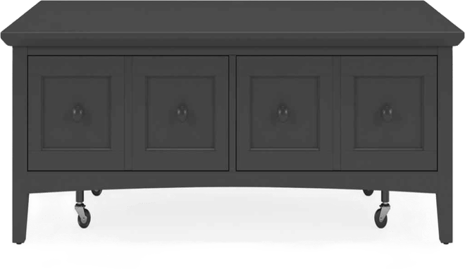 55" Solid Wood Hedworth Rectangle Coffee Table