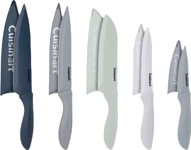 Ceramic Coated 10-Piece Cutlery Knife Set