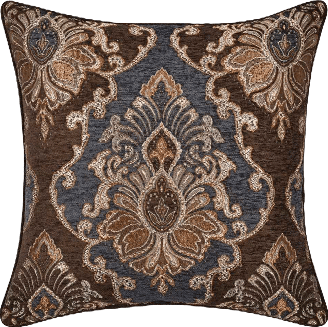 Sofia Chenille Damask Decorative Pillow, 20" x 20"
