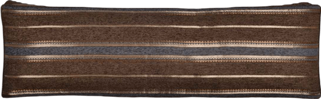 Sofia Chenille Stripe Bolster Decorative Pillow, 15" x 52"