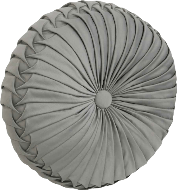 Renata Tufted Round Decorative Pillow, 15" x 15"