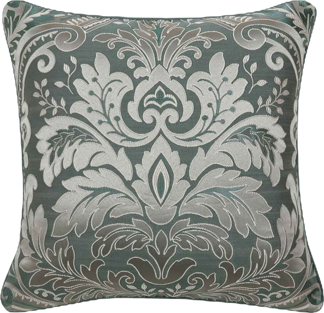 Renata Damask Decorative Pillow, 20" x 20"