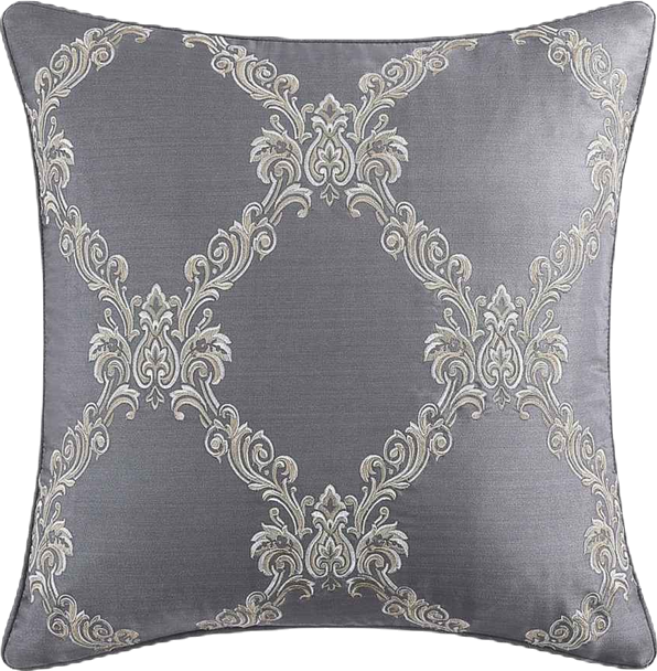 Krista Embroidered Decorative Pillow, 20" x 20"