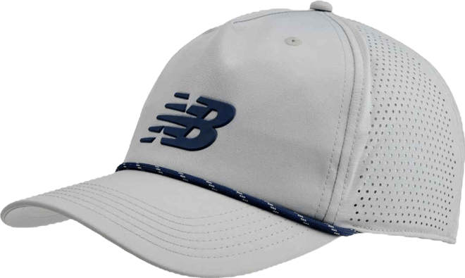 Men's Embroidered Logo Grandpa Perforated