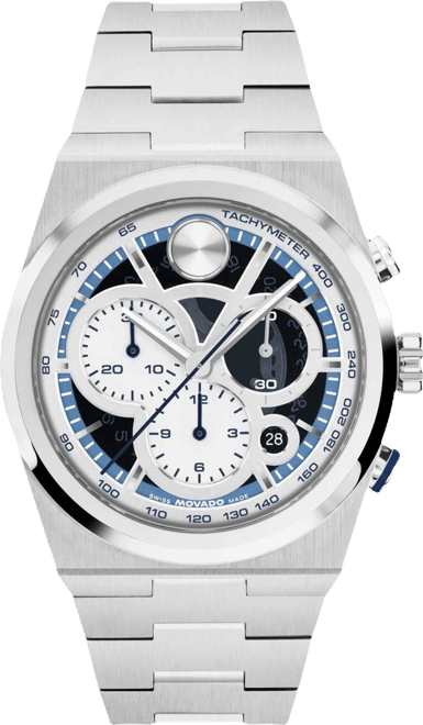 Men's Bold Quest Swiss Quartz Chrono Stainless Steel Watch, 40mm