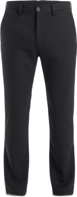 Men's Regular Fit Checkered Pattern Pants