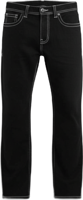 Men's Saddle Stitch Straight Fit Jeans