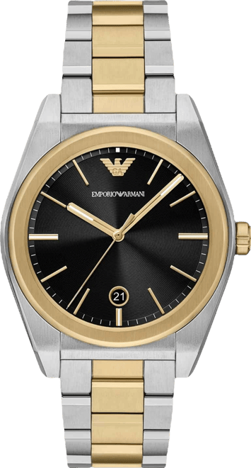 Men's Three-Hand Two-Tone Stainless Steel Watch, 41mm